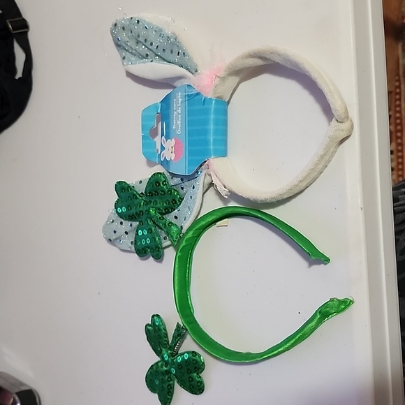 BUNNY EARS ST PATRICK'S DAY HEAD ITEMS Other - CHILDREN'S BUNNY EARS & ST.PATRICKS DAY HEAD PIECES.